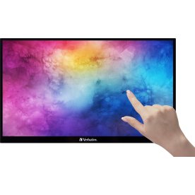 Verbatim 15,6” bærbar touch monitor, Full HD