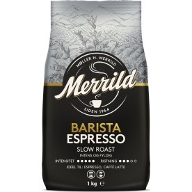 Merrild Espresso helbønner, 1000g