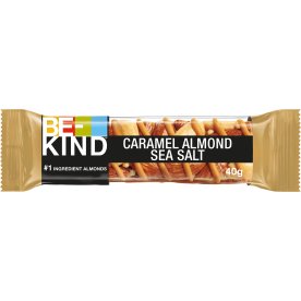 Be-Kind Nøddebar, Caramel, mandel & Sea salt, 40 g