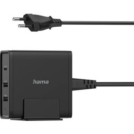 HAMA 65W PD 3 Port USB-C + USB-A Ladestation
