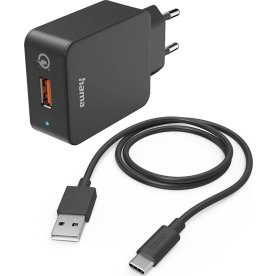 HAMA 19,5 W Qualcomm USB-A Oplader