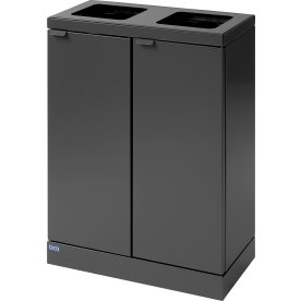 Carbi Bica S26 Affaldsstation | 2x45 L | Antracit