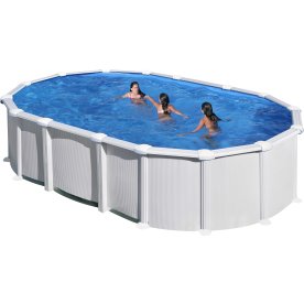 Pool Basic, 730x375x132 cm, hvid, 28.217L