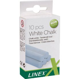 Linex Tavlekridt | Hvid | 10 stk.
