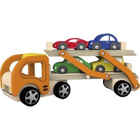 VIGA Biltransporter i træ med 4 biler