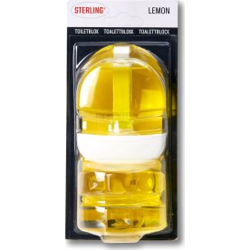 Sterling WC-blok, Lemon, 1 stk. inkl. 2 refiller