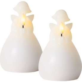 Sirius Lucia Engle, LED, H10 cm, Hvid, 2 stk.