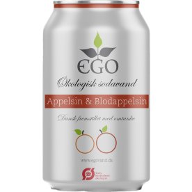 Ego økologisk sodavand Appelsin/Blodappelsin 33 cl