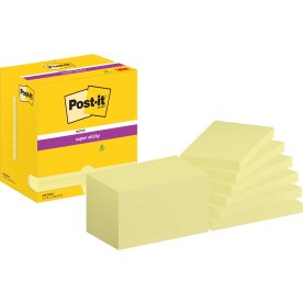 Post-it Super Sticky Notes | 76x127 mm | Gul