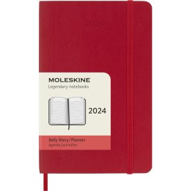 Moleskine 2024 Kalender | S | Pkt. | Dag | Rød