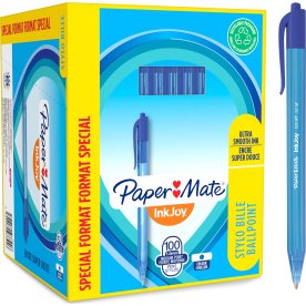 Paper Mate InkJoy 100 Kuglepen | Blå | Valuepack
