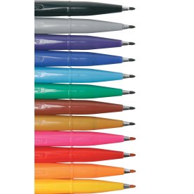 Pentel S520 Signpen Filtpen | Gul