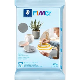 Fimo Air Ler, 500g, grå