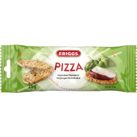 Friggs Majskiks snackpack pizza, glutenfri, 25 g