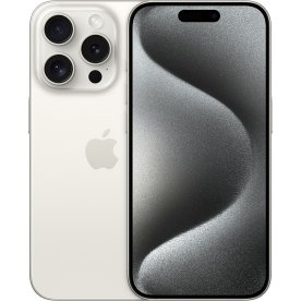 Apple iPhone 15 Pro, 1 TB, hvid titanium