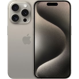 Apple iPhone 15 Pro, 128 GB, naturligt titanium