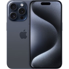 Apple iPhone 15 Pro, 256 GB, blå titanium