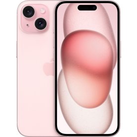 Apple iPhone 15, 128 GB, lyserød