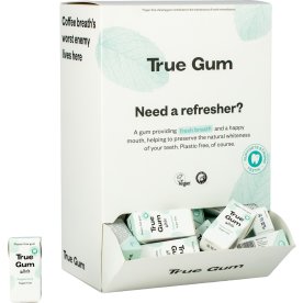 True Gum Tyggegummi Display, 80 pakker á 3 stk.