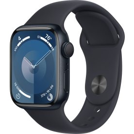 Apple Watch Series 9 GPS, 41mm, midnat, S/M