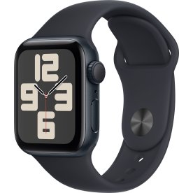 Apple Watch SE (GPS), 40mm, midnat, S/M