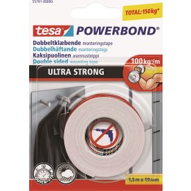 tesa Powerbond U.S. Monteringstape | 19mm x 1,5m