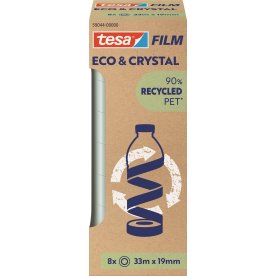 tesa Eco Crystal Kontortape | 19mm x 33m | 8 rl.