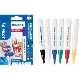 Pilot Pintor Marker | EF | Classic | 6 farver