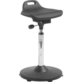 Omega Ståstøttestol, Sort, 53-72 cm, Trompet