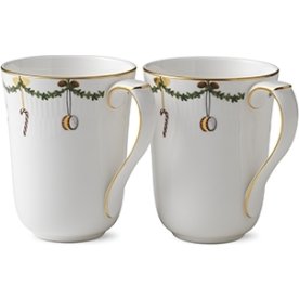 Royal Copenhagen Stjerne Riflet Jul Krus, 33 cl
