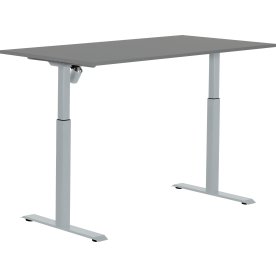 Sun-Flex I hæve/sænkebord, 160x80, Grå/grå