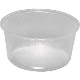 Portionsbæger, PP-plast, Klart, 250 ml