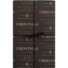 Gavepapir | Christmas Black | 57cm x 6m