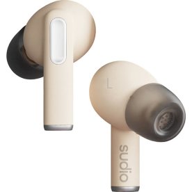 Sudio A1 Pro ANC in-ear høretelefoner, beige