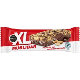 Nordthy XL Müsli Bar Peanuts/mælkechokolade 50 g