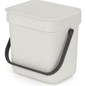 Brabantia Sort&Go, Sortering, 3 L, lysegrå