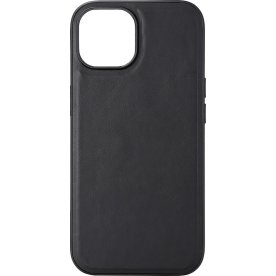 Buffalo læder cover iPhone 15, sort