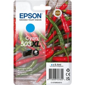 Epson T503XL blækpatron, cyan