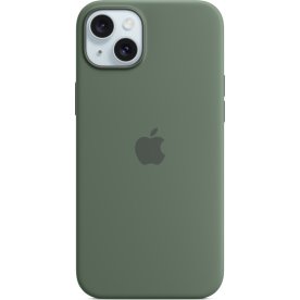 Apple iPhone 15 Plus silikone cover, cypresgrøn