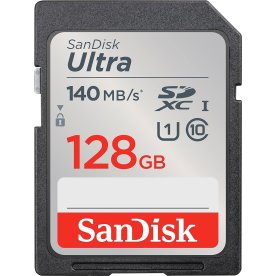 SanDisk Ultra SDXC Hukommelseskort 128 GB