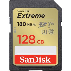 SanDisk Extreme SDXC Hukommelseskort 128 GB