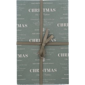 Gavepapir | Christmas Green | 57cm x 6m