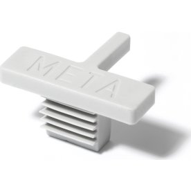 META Clip topstykke i plast til gavl, enkeltsidet