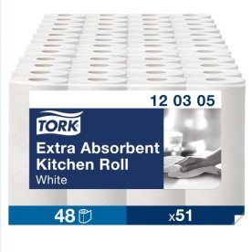 Tork Ekstra Soft Køkkenrulle, 3-lags, 48 ruller