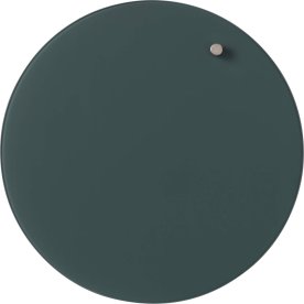 NAGA Nord magnetisk glastavle, 25 cm, mørkegrøn