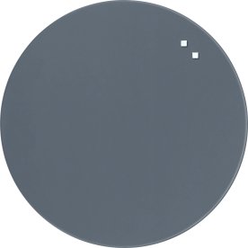 NAGA Nord magnetisk glastavle, 45 cm, grå