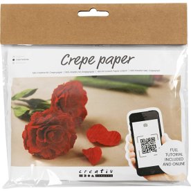 Mini DIY Kit Crepepapir, roser