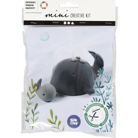 Mini DIY Kit Modellering, hval og hvaluge