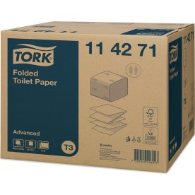 Tork T3 Advanced Toiletpapir i ark | 36 pk