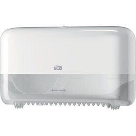 Tork T7 Dispenser Toiletpapir u/hylse, Dual, Hvid